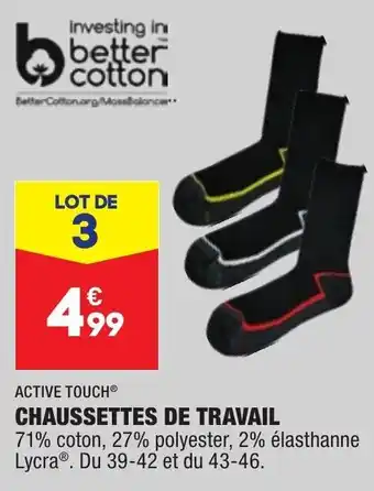 ALDI Chaussettes de travail offre