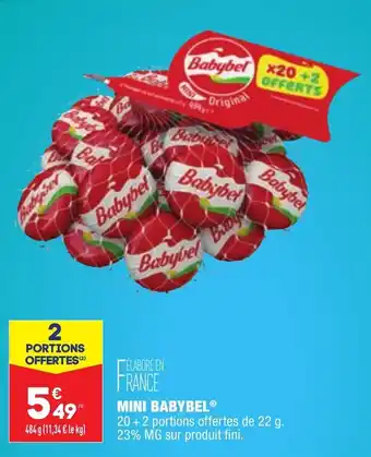 ALDI Mini BABYBEL offre