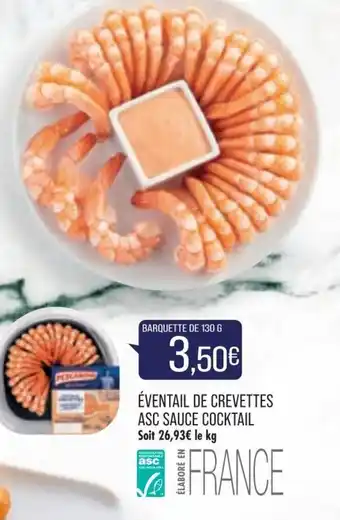 Match Éventail de crevettes asc sauce cocktail offre