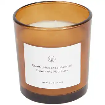 Action Bougie parfumée dans un verre offre