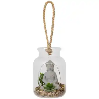Action Bouddha dans une suspension en verre offre