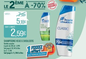 Match Shampooing Head & Shoulders offre
