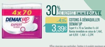 Cotons à Démaquiller Demak'Up