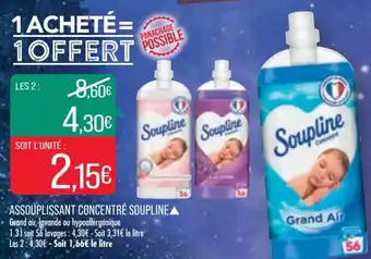 Match Assouplissant Concentré Soupline offre
