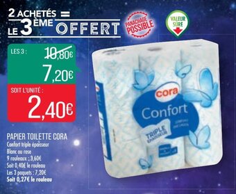 Match Papier Toilette Cora offre