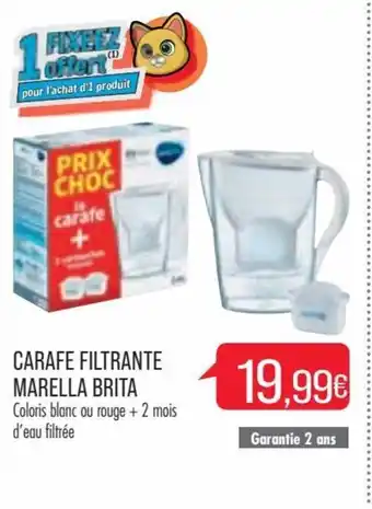 Match Carafe Filtrante Marella Brita offre