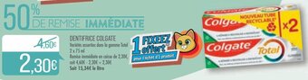 Match Dentifrice Colgate offre
