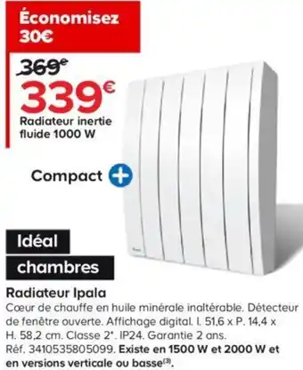 Castorama Radiateur Ipala offre