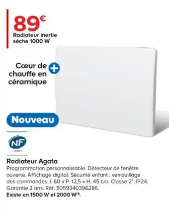 Castorama Radiateur Agata offre