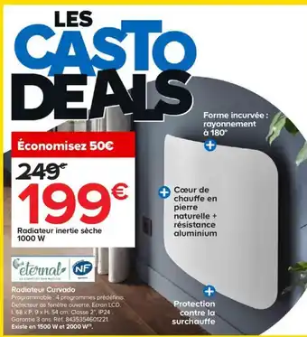 Castorama Radiateur Curvado offre