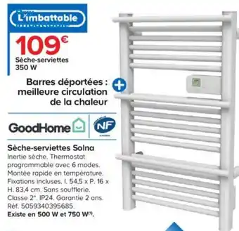 Castorama Sèche-Serviettes Solna offre