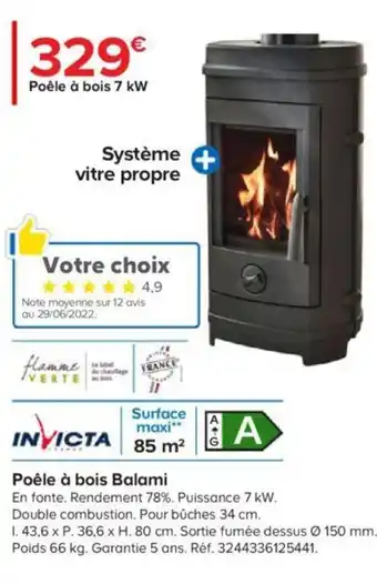 Poêle à Bois Balami