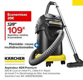 Castorama Aspirateur AD4 Premium offre