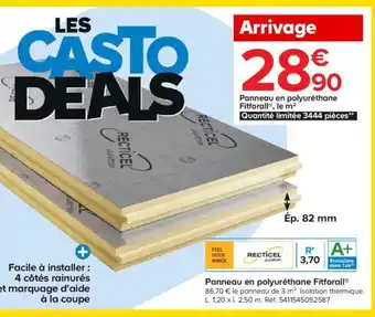 Castorama Panneau en Polyuréthane Fitforall offre