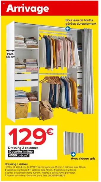 Castorama Dressing + Rideau offre