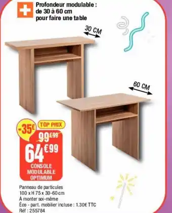 Console Modulable Optimum