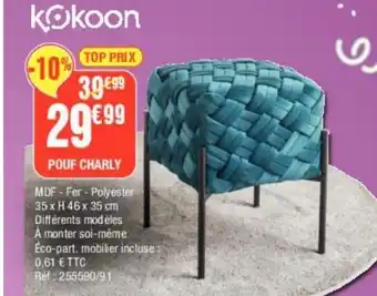 La Foir'Fouille Pouf Charly offre