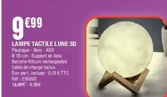 Lampe Tactile Lune 3D
