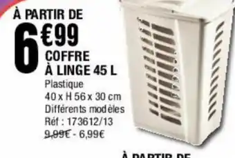 La Foir'Fouille Coffre à Linge 45 L offre