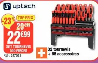 La Foir'Fouille Set Tournevis 100 Pièces offre