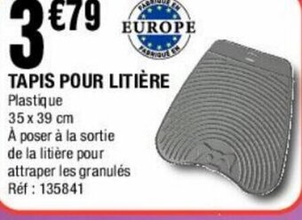 La Foir'Fouille Tapis Pour Litière offre