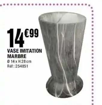 La Foir'Fouille Vase Imitation Marbre offre