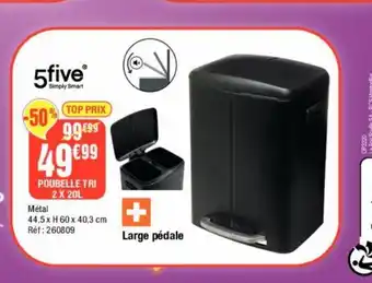 La Foir'Fouille Poubelle Tri 2x20L offre