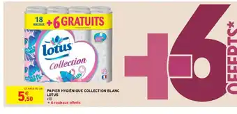 Intermarché Papier Hygiénique Collection Blanc Lotus offre