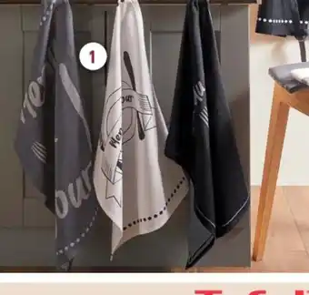Intermarché Lot de 6 Torchons Domédia offre