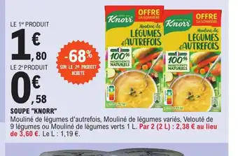 E.Leclerc Soupe Knorr offre