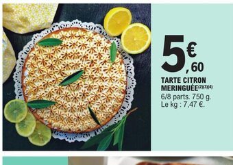 E.Leclerc Tarte Citron Meringuée offre