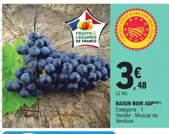 E.Leclerc Raisin Noir AOP offre