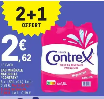 E.Leclerc Eau Minérale Naturelle Contrex offre