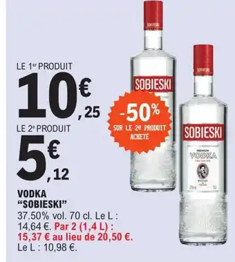 E.Leclerc Vodka Sobieski offre