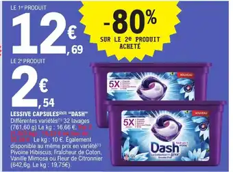 Lessive Capsules Dash