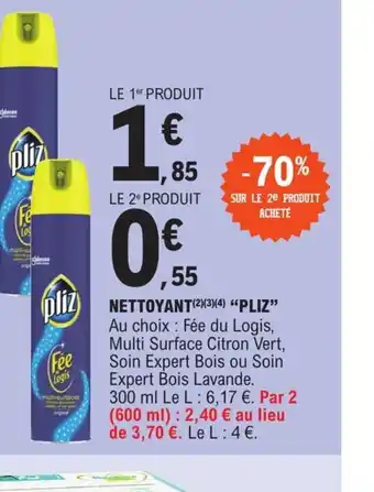 E.Leclerc Nettoyant Pliz offre