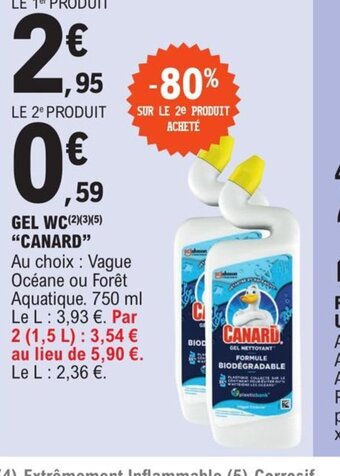 E.Leclerc Gel Wc Canard offre