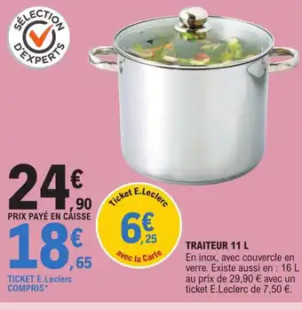 E.Leclerc Traiteur 11L offre