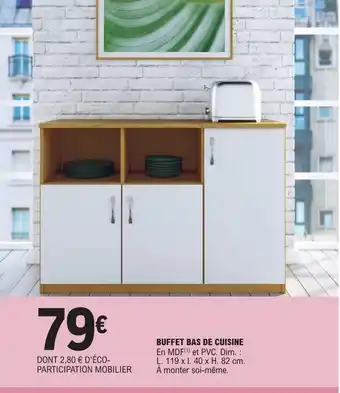 E.Leclerc Buffet Bas de Cuisine offre