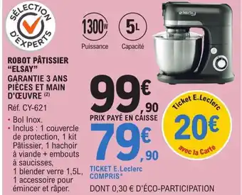 E.Leclerc Robot Pâtissier elsay offre