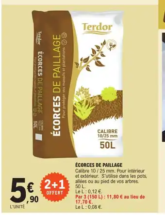 E.Leclerc Ecorces de Paillage offre