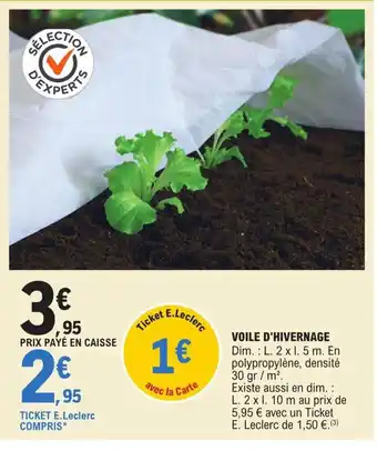 Voile d'Hivernage