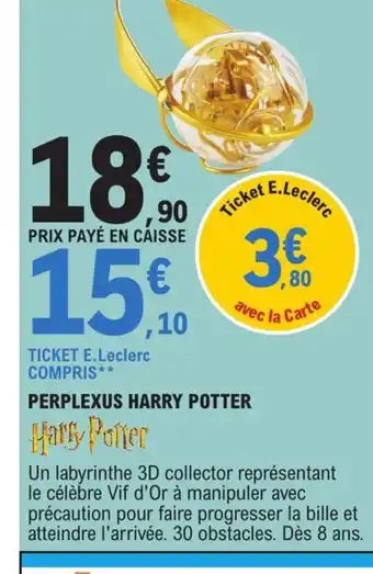 E.Leclerc Perplexus Harry Potter offre