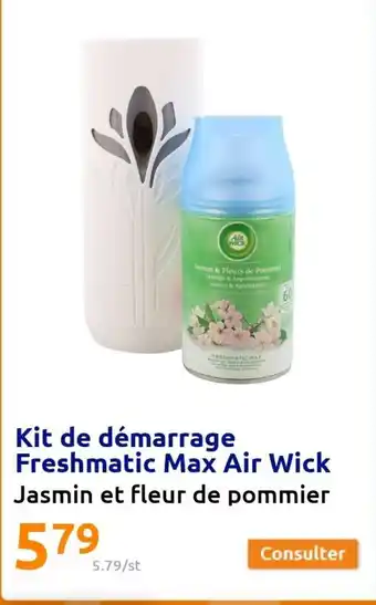 Action Kit de Démarrage Freshmatic Max Air Wick offre