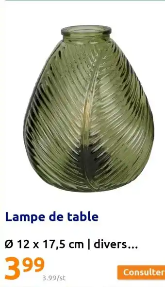 Action Lampe de Table offre