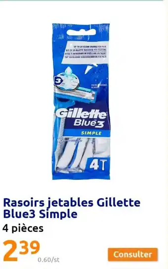 Rasoirs Jetables Gillette
