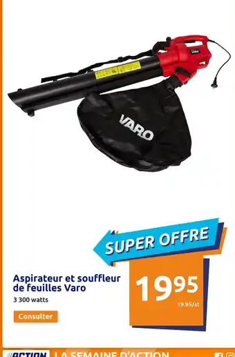 Aspirateur Et Soffleur de Feuilles Varo