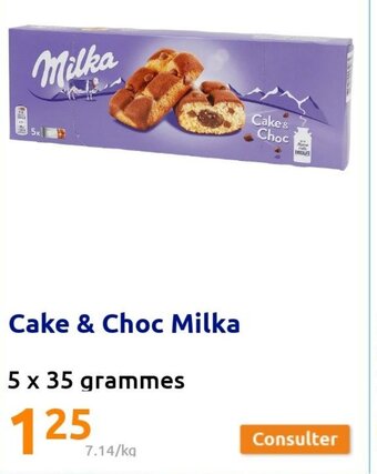 Action Cake & Choc Milka offre