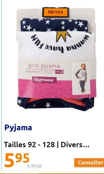 Action Pyjama offre