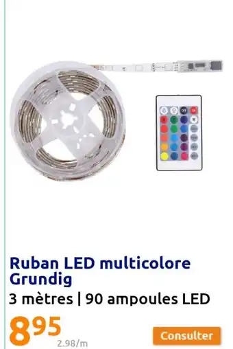 Action Ruban Led Multicolore Grundig offre